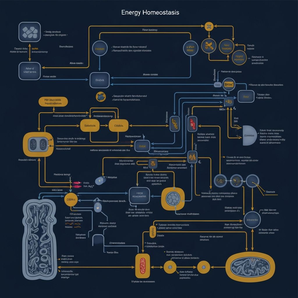 Energy homeostasis regulatory pathways